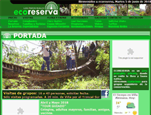 Tablet Screenshot of ecoreserva.cl